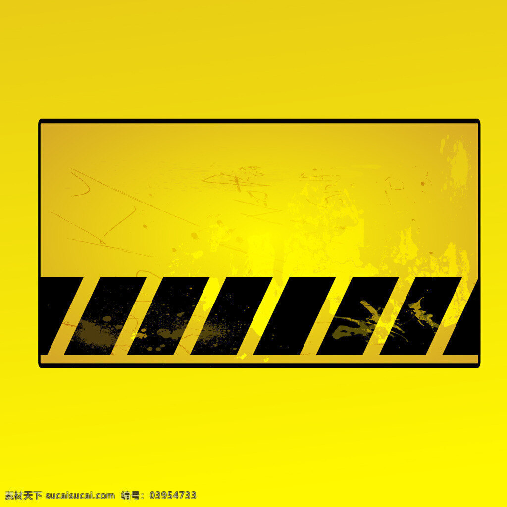 黄色 减速 带 矢量 卡片 矢量素材 设计素材