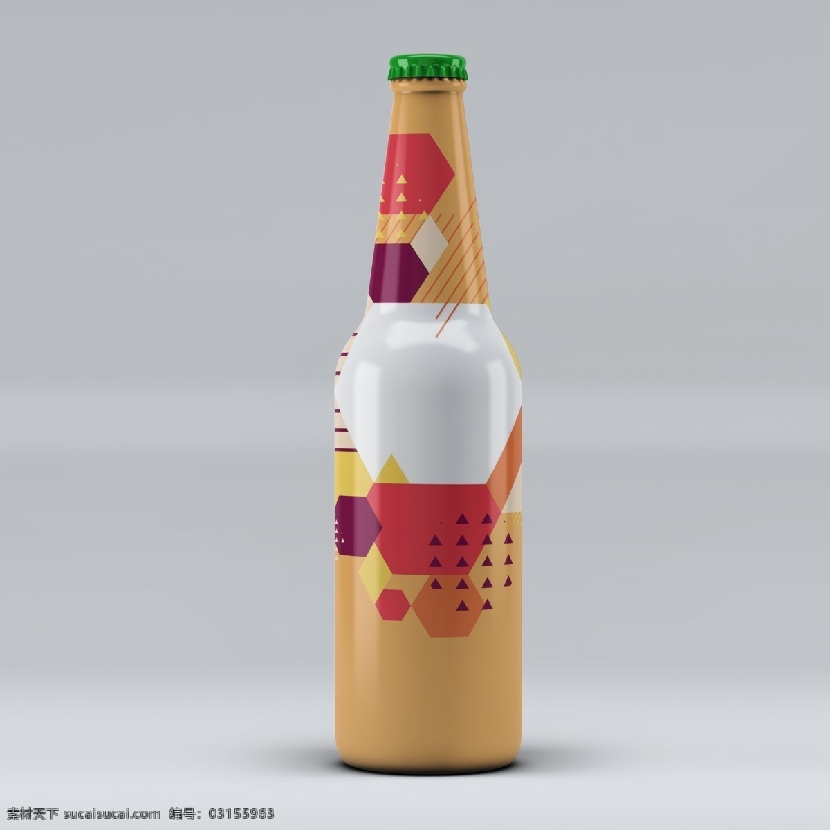 啤酒瓶样机 啤酒 饮料 酒瓶包装 酒瓶标签 瓶子标签 玻璃瓶标签 标签 酒瓶 样机 产品效果图 vi设计