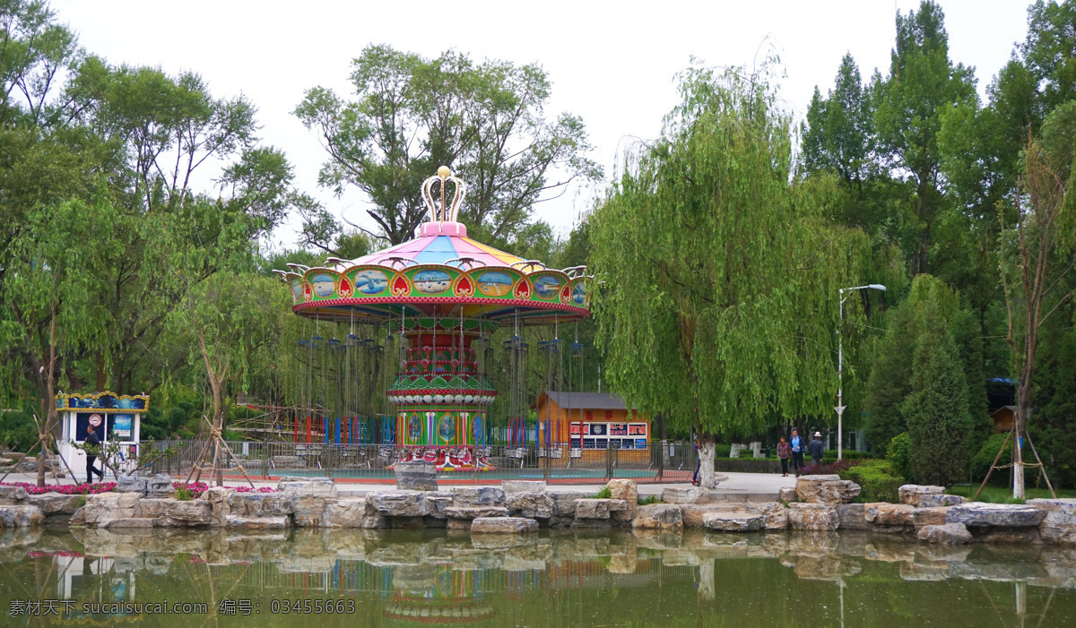 公园风景 青海省 西宁市 人民公园 清晨 风景 风光 旅游摄影 国内旅游