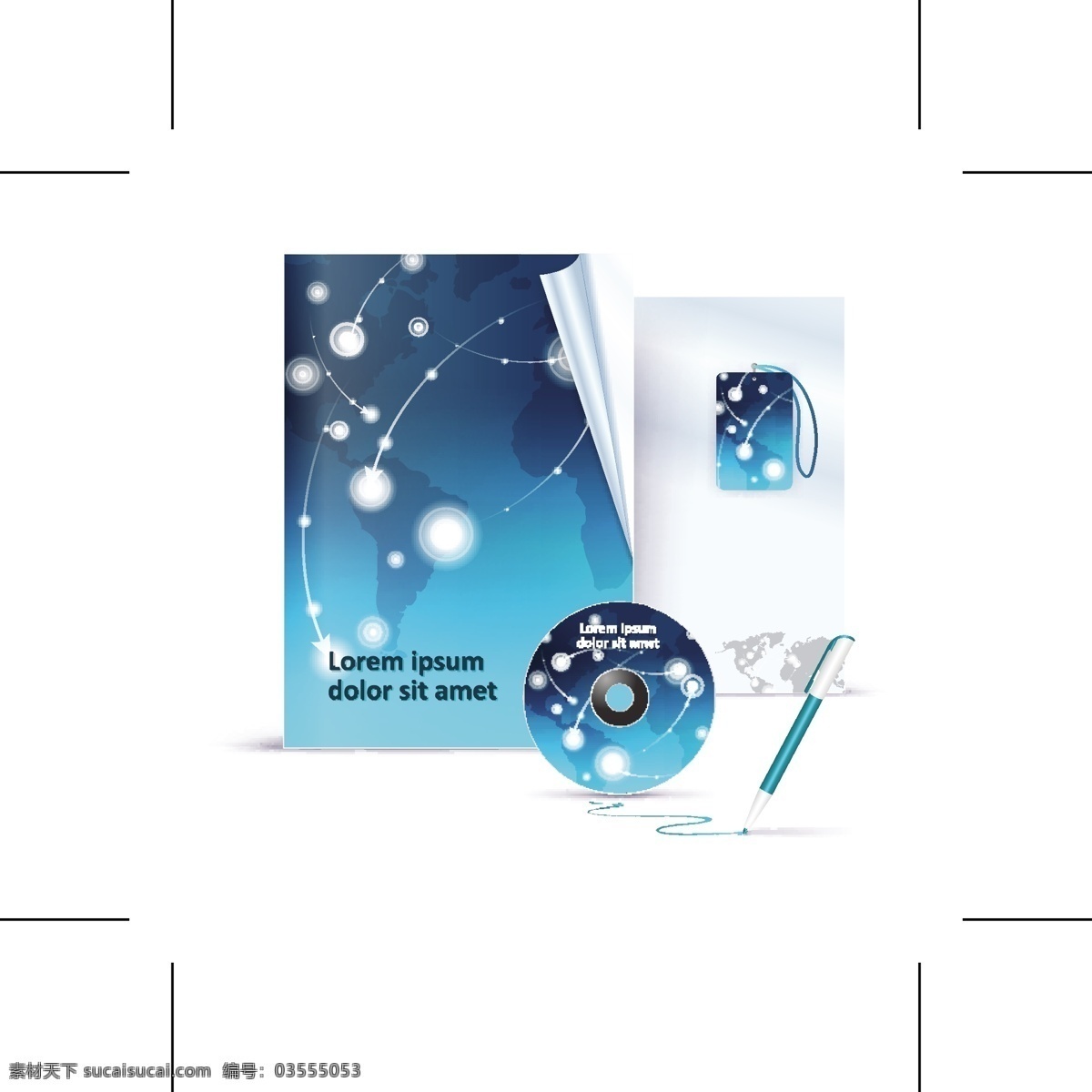 cd vi设计 笔 便笺 吊牌 动感 光碟 光盘 光圈 时尚 vi 矢量 信纸 线条 光线 曲线 幻彩 梦幻 光晕 色块 模板 矢量素材 矢量图 建筑家居