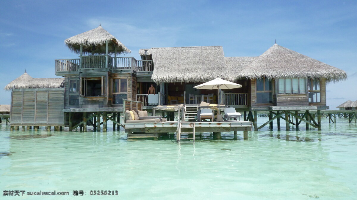 唯美 海上 度假 屋 风景 马尔代夫 蜜月旅行 度假屋 海边