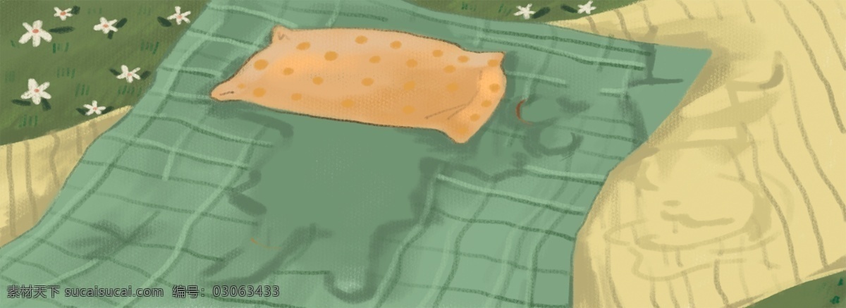 野外 踏青 郊游 背景 春季 春天 小清新 黄绿色 室外背景 插画背景 舒适 休闲
