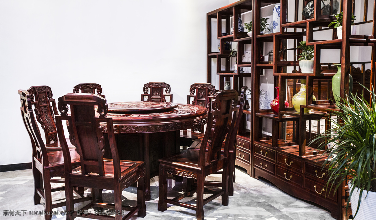 红木家具展示 红木家具 红木收藏 高清红木家具 餐桌 红木餐桌 生活百科