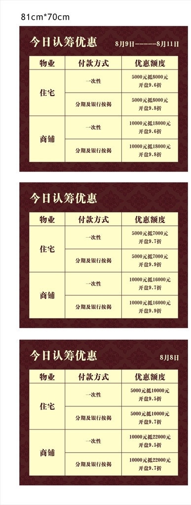 公示板 销控 销控板 房地产 房产 售楼部 房源表 优惠促销 logo 背景 矢量图库 传统建筑 建筑家居 矢量