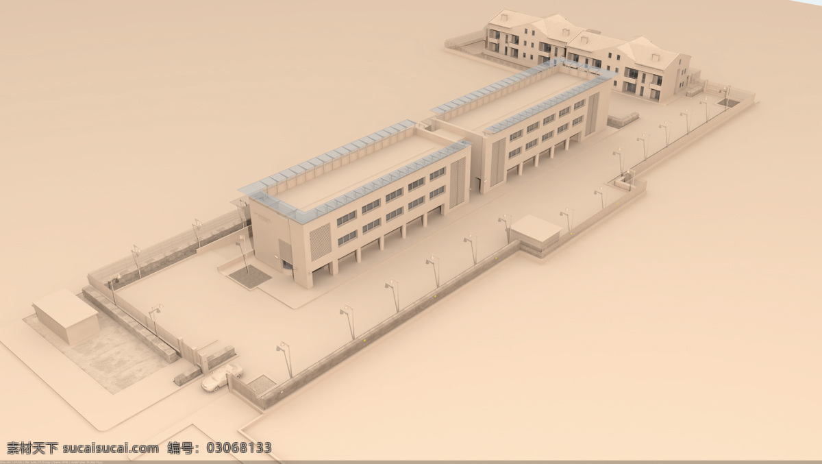 管理 中心 办公室 建筑 酒店式公寓 cad素材 cad