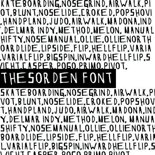 thesorden font rasdesign rodrigo araya salas ttf fonts truetype opentype postscript woff eot otf adobe 白色
