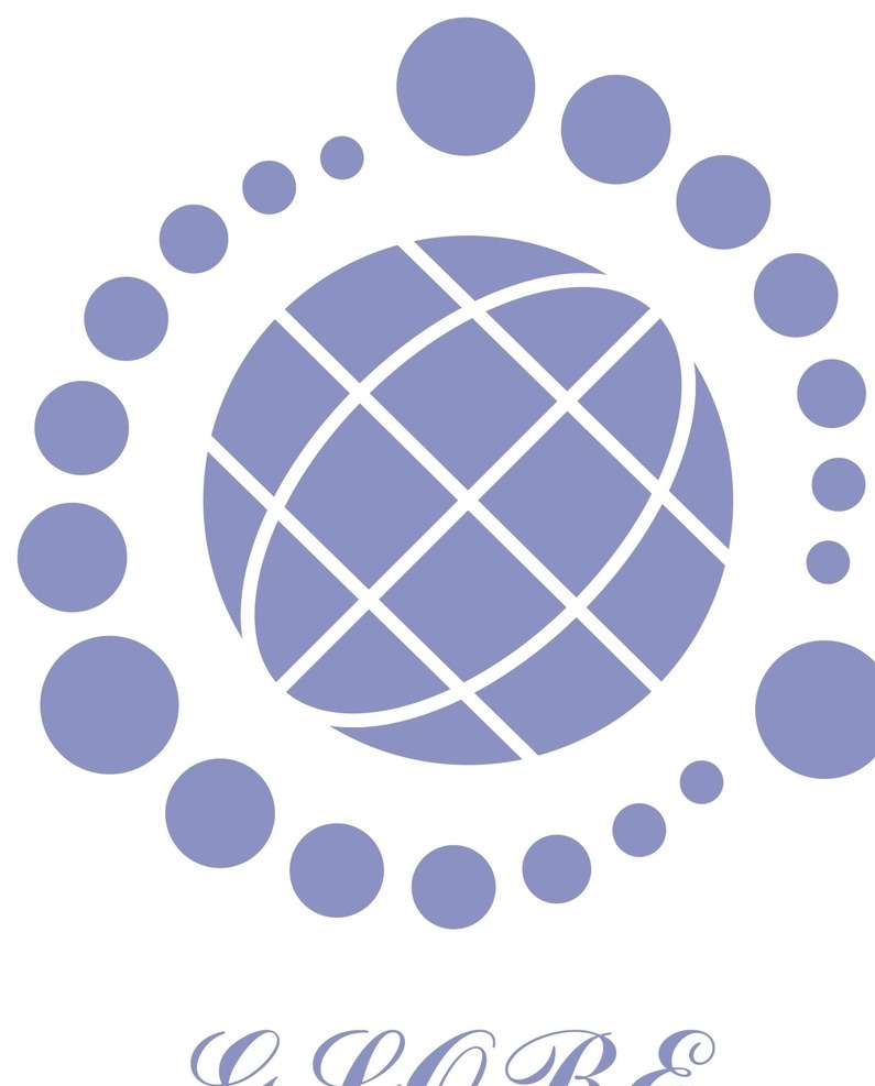 地球logo 地球 logo 标志 标识 紫色 标志图标 其他图标