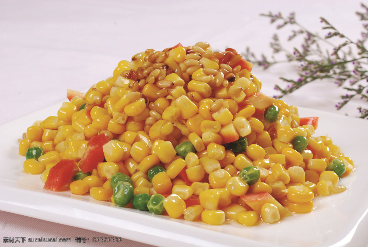 松仁玉米 美食 传统美食 餐饮美食 高清菜谱用图