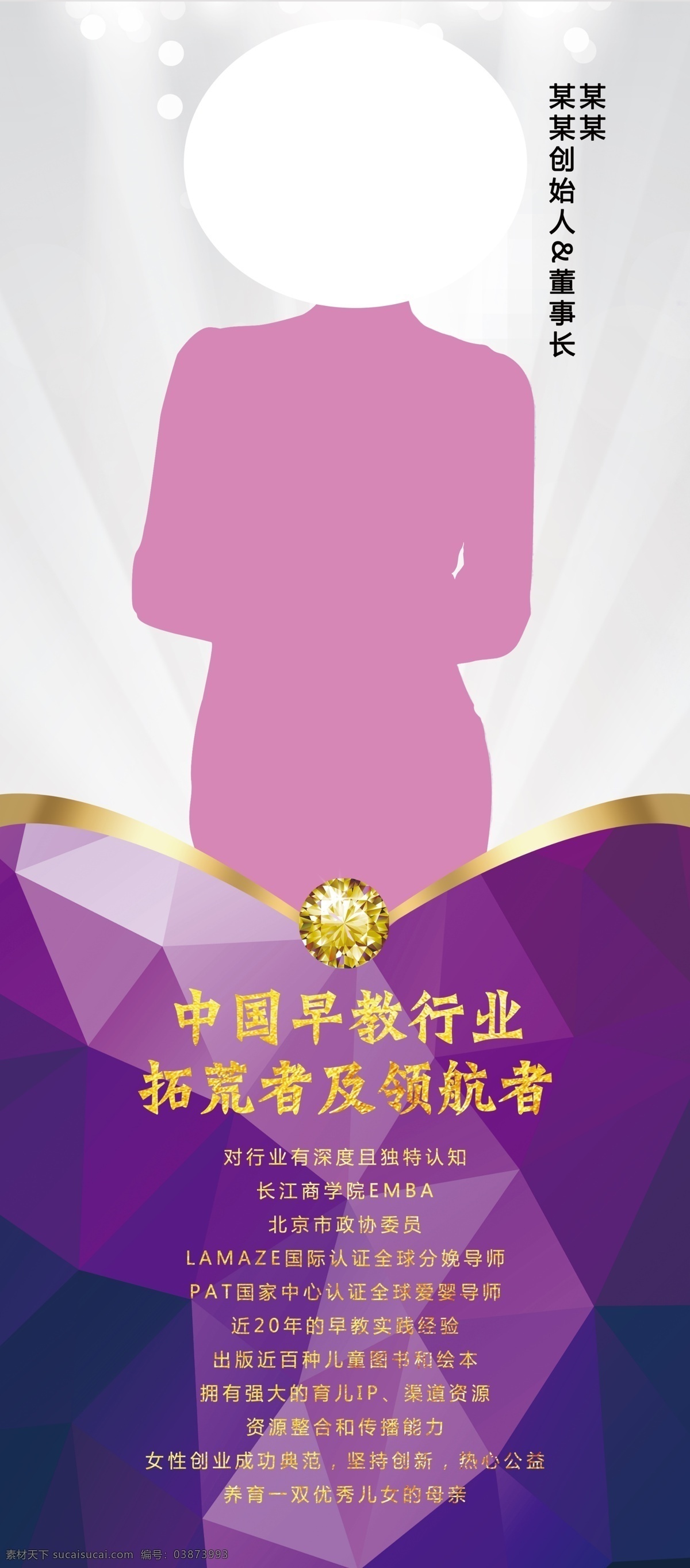 个人展架 个人海报 个人展板 人物展架 人物海报
