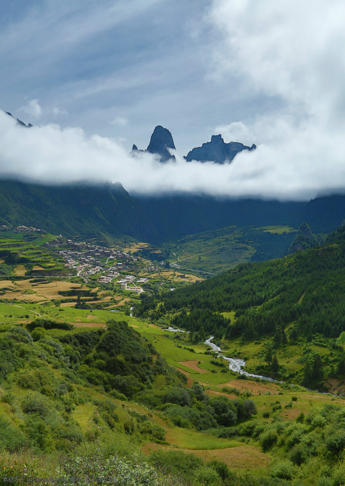 西藏 扎 尕 风景