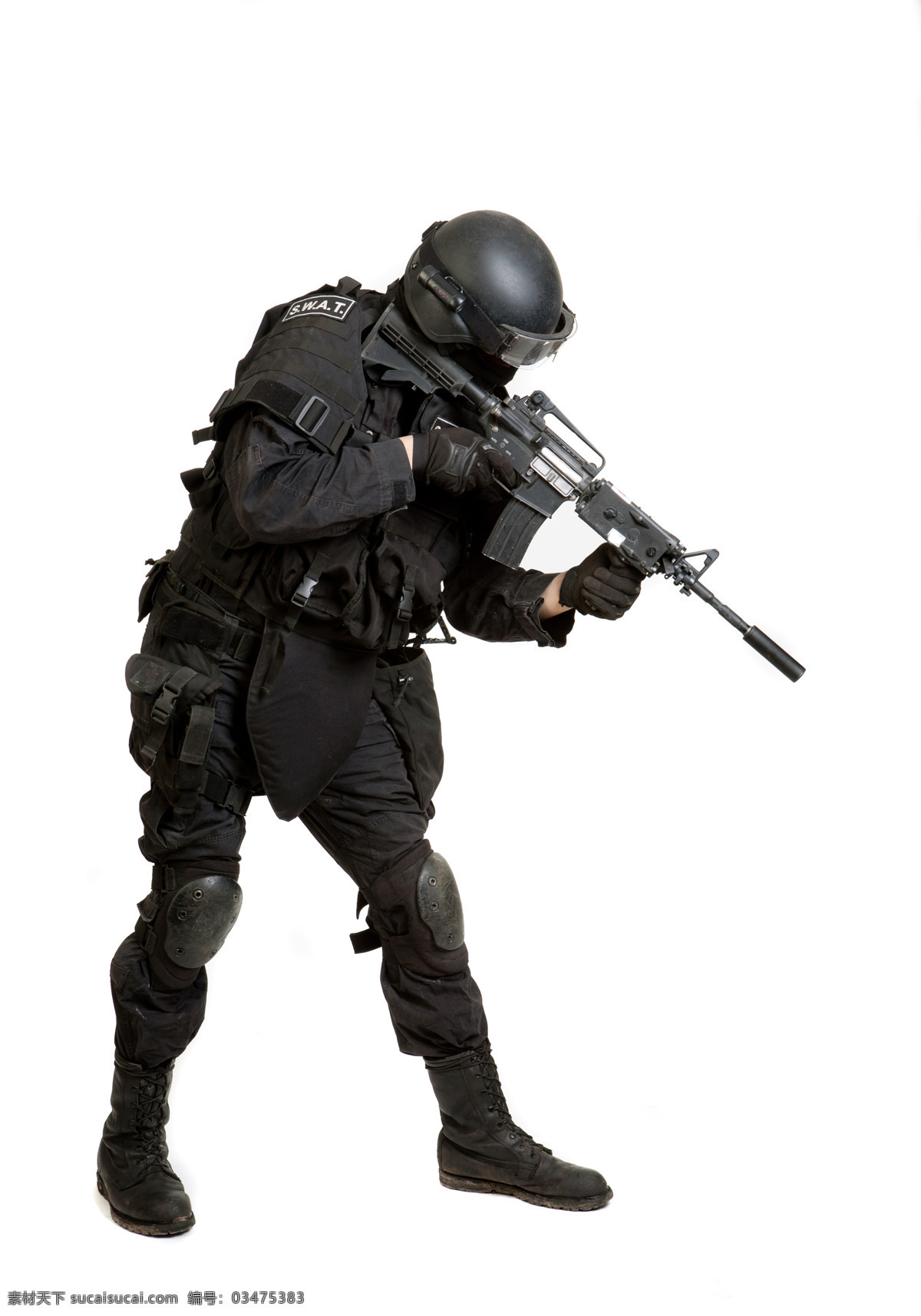 手 冲锋枪 武警 警察 士兵 特种部队 军事武器 武器装备 武装 现代科技