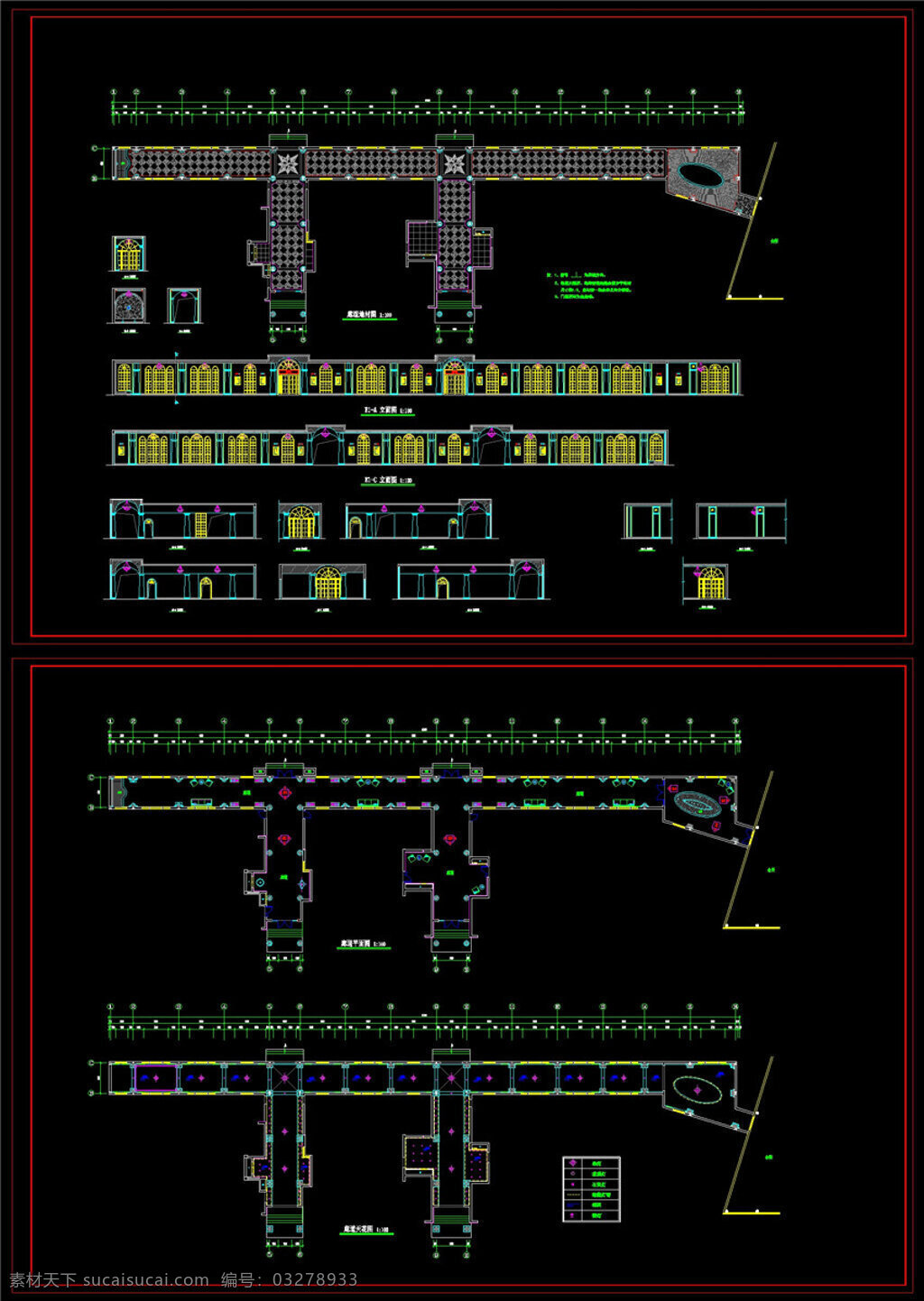 销售 厅 廊道 装修 图 cad 图纸 建筑 cad图纸 别墅 工程图 建筑环境设计 建筑施工图 建筑设计 建筑图纸 源文件 dwg 黑色