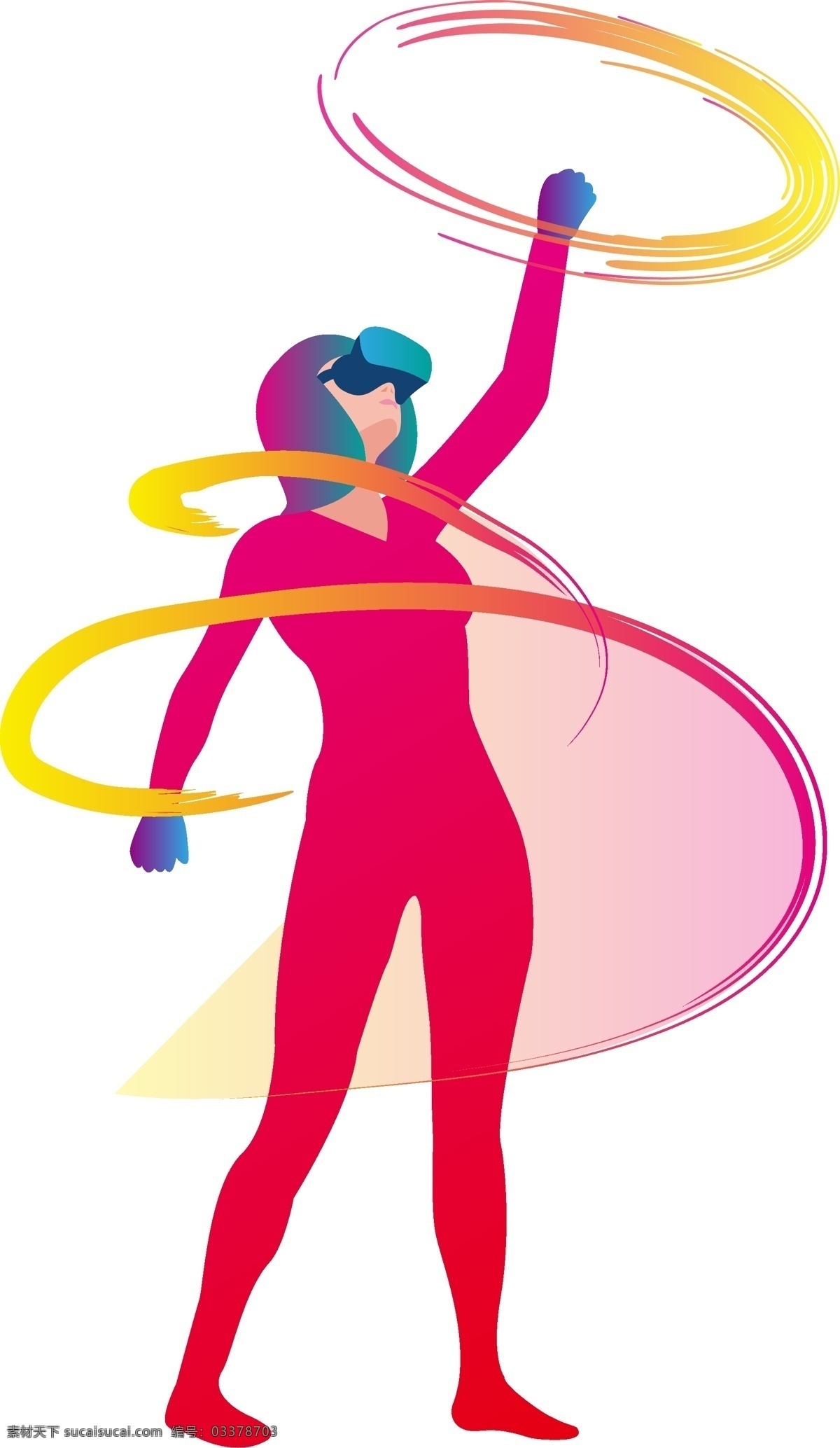 科幻 炫 酷 vr 女性 商用 元素 虚拟 酷炫 科技
