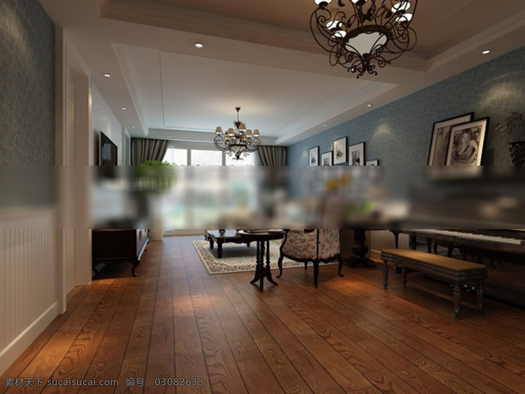 客厅 3d 模型 3d模型下载 3dmax 现代风格模型 复古风格 欧式风格 古典风格 家具家居 家具模型