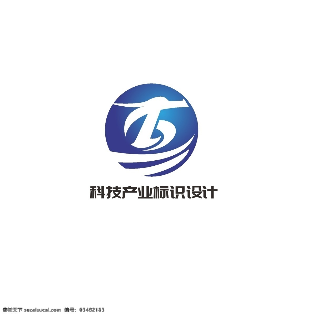 科技 产业 标识设计 简约 动感 地球 发展 河流 字母b 字母t 龙头