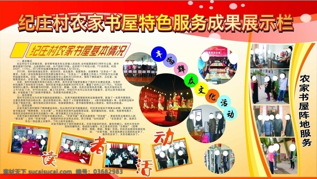 展板模版 展板 展牌 展牌模版 学校展板 学校展牌 农家书屋