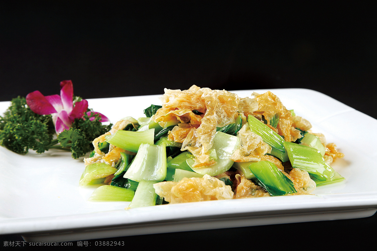腐皮青菜 美食 传统美食 餐饮美食 高清菜谱用图
