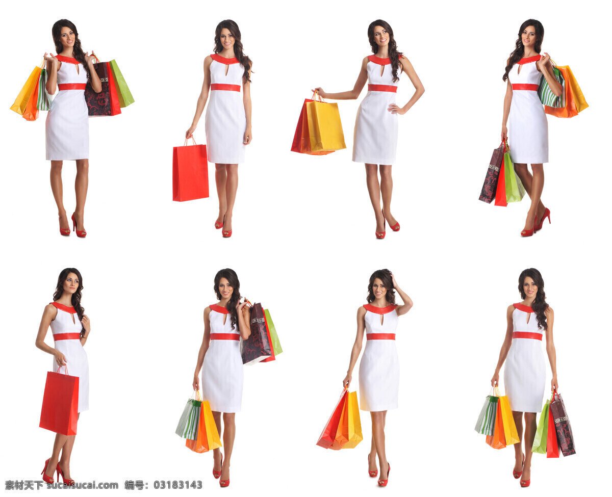 时尚 购物 美女图片 人物 女性 美女购物 购物袋 开心 微笑 逛街 手提袋 人物图片