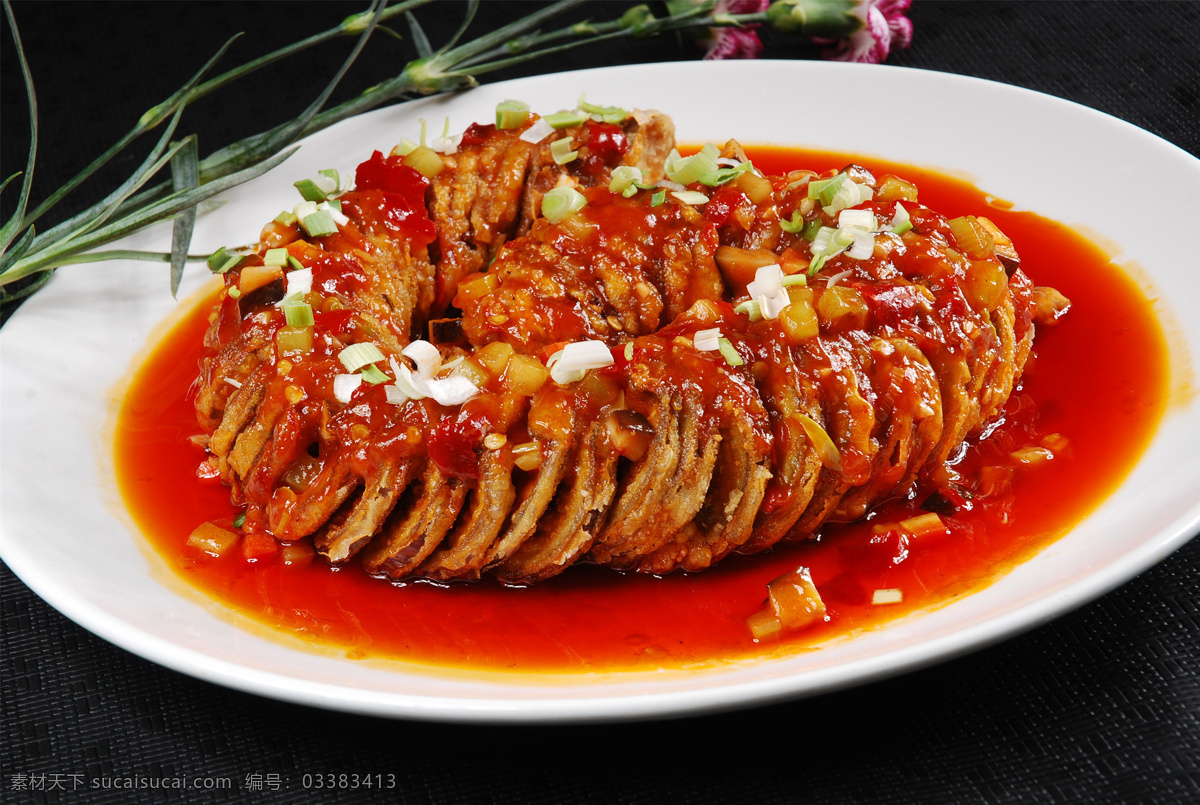 盘龙蜀香茄子 美食 传统美食 餐饮美食 高清菜谱用图