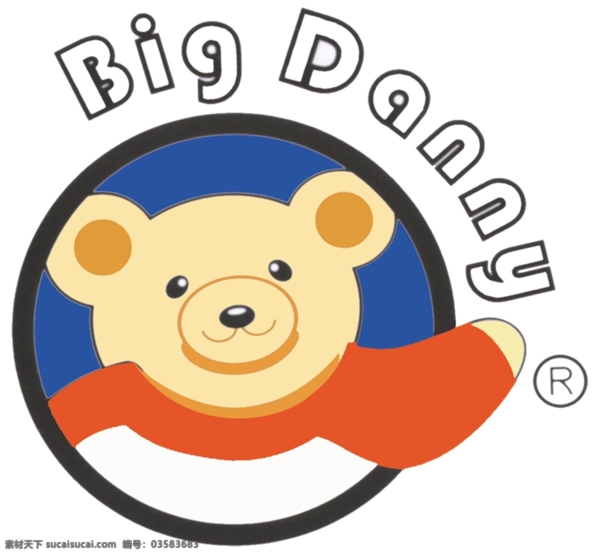 丹尼熊标志 丹尼熊 标志 童装标志 儿童 分层 源文件