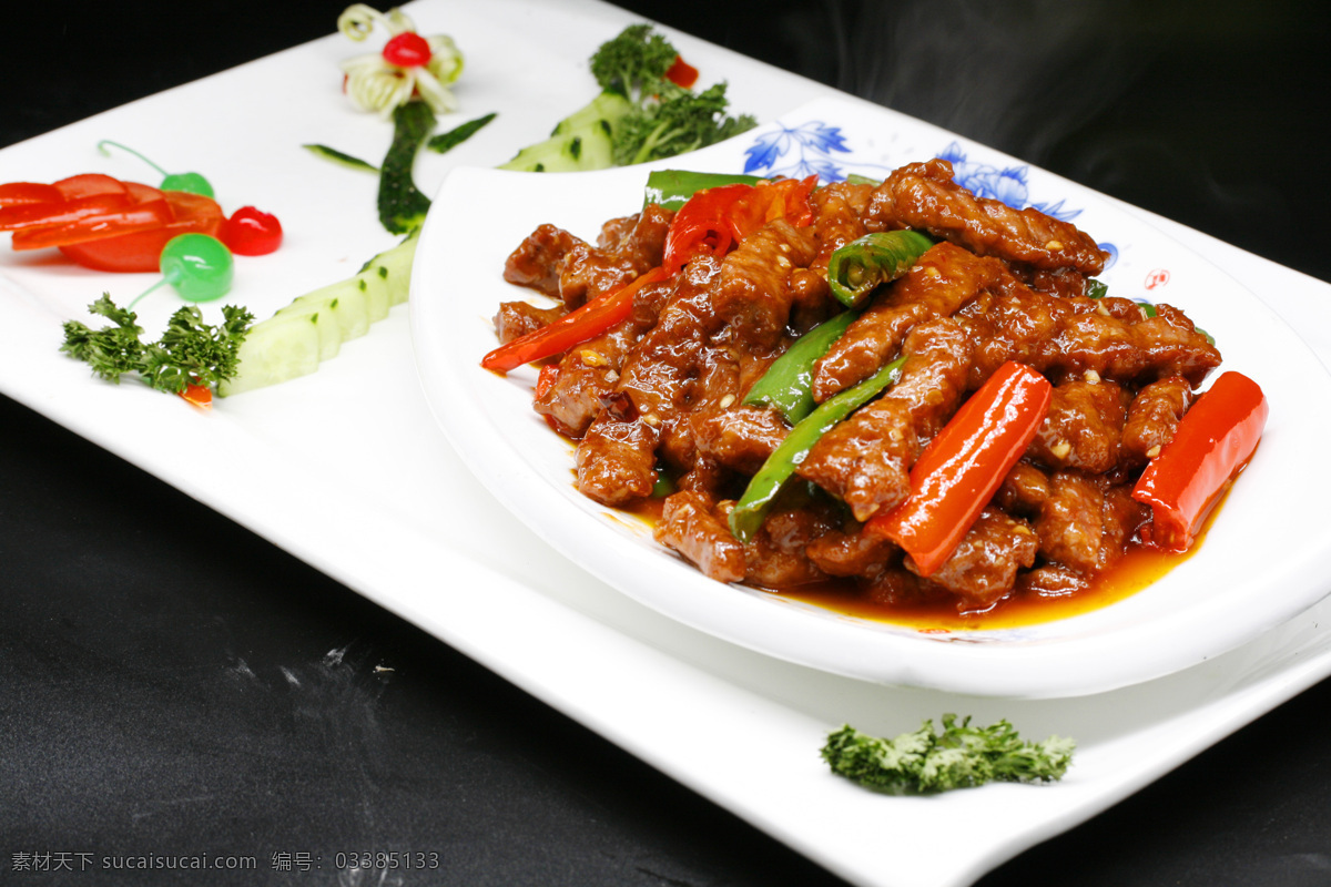美人椒滑牛柳 牛柳 炒牛柳 尖椒牛柳 爆炒牛柳 餐饮美食 传统美食