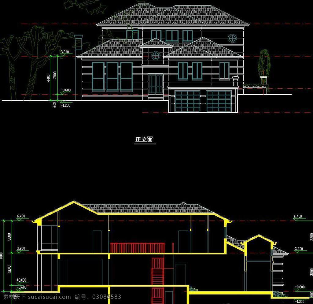 cad cad设计图 别墅 叠加 公馆 建筑设计 立面图 平面图 剖面图 施工图 单栋别墅详图 dwg 图纸 装修 装饰 室内设计 独栋 联排 双拼 私宅 别业 温州泊岙山庄 高尔夫 图 施工图纸 源文件 cad素材 室内图纸