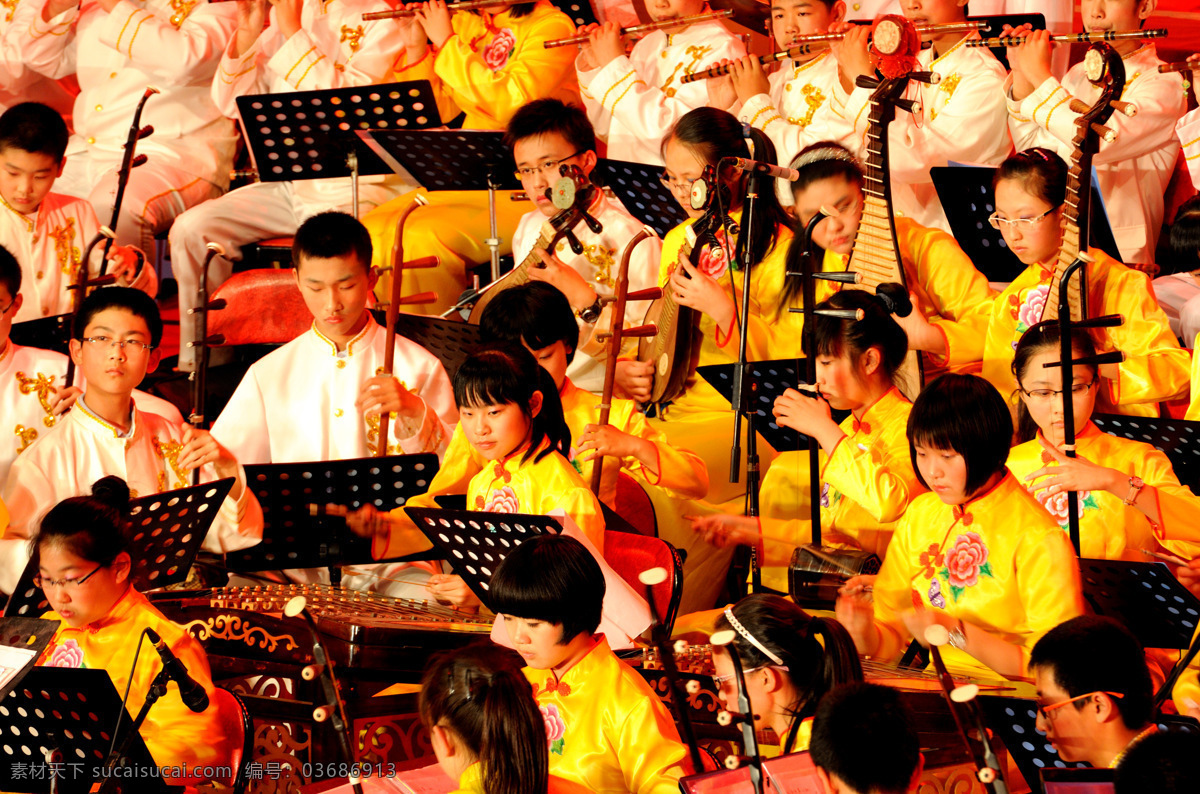 民乐演奏 民族乐器 民乐团 学生演奏 传统文化 文化艺术