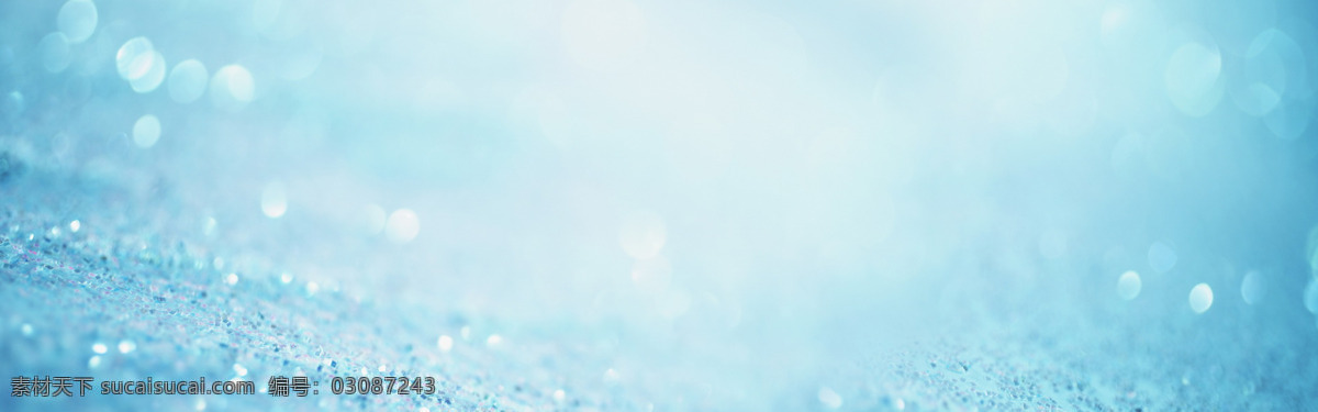 蓝色 透明 发光 雨滴 淘宝 banner 背景