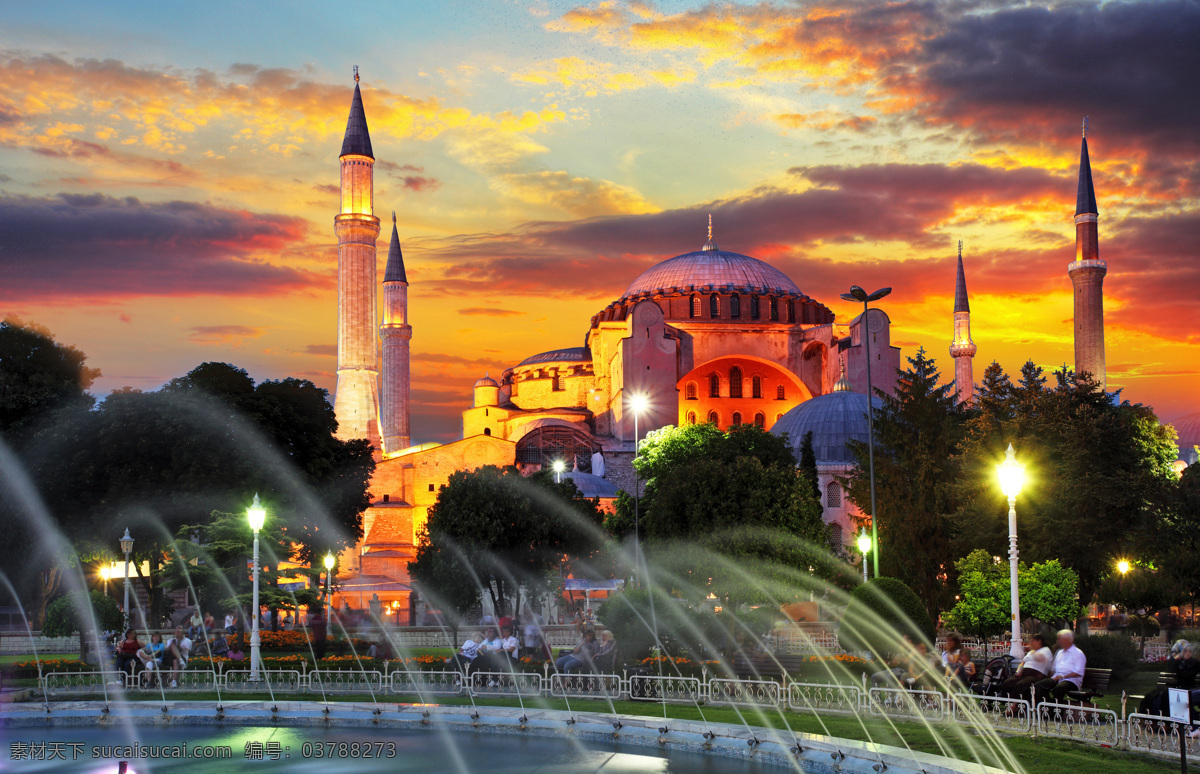 土耳其 城市 夜景 土耳其景观 土耳其风景 城市夜景 建筑 城市风光 环境家居