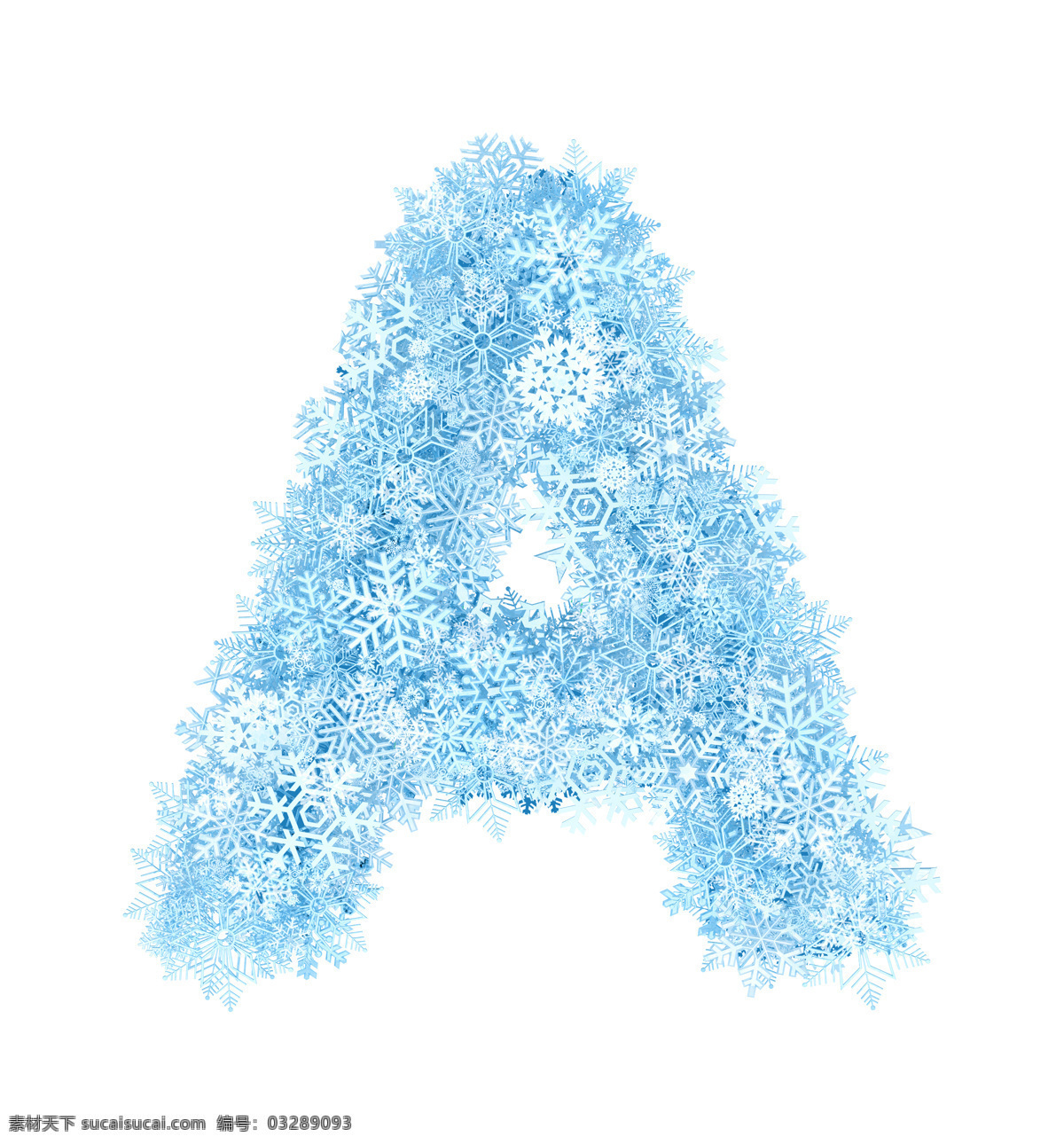 雪花 组成 字母 a 文字 英文 英语 艺术字体 书画文字 文化艺术 白色