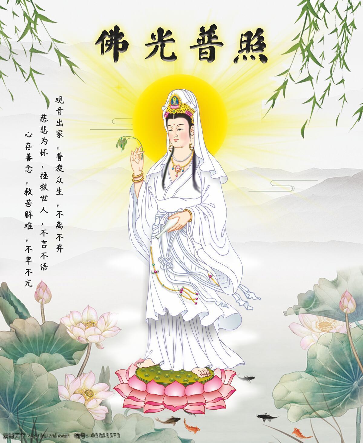 滴水观音 滴水 观音 菩萨 佛光普照 观音像 人物图库