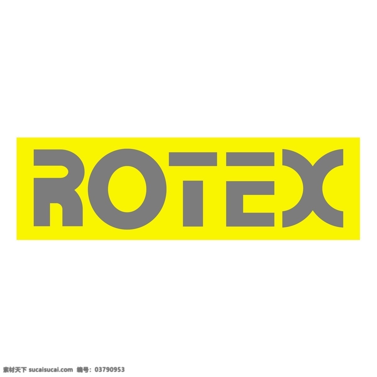 rotex 标志 该标志的自由 白色