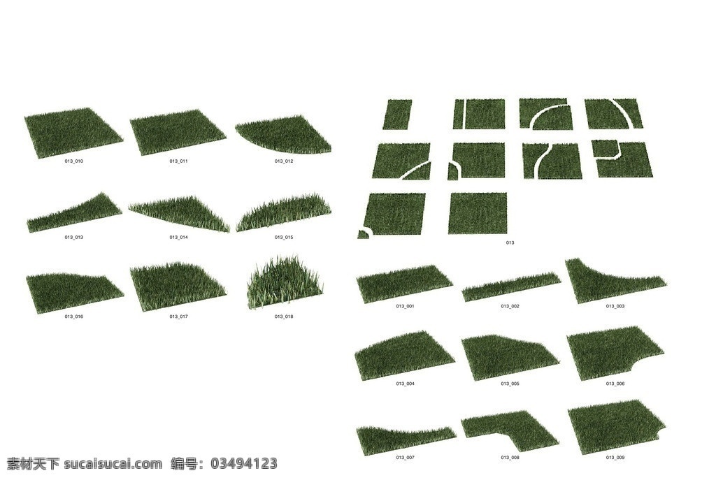 草地 草模型 室外模型 地面模型 max模型 草地模型 植物模型 室外地面 草垛模型 3d设计模型 源文件 max