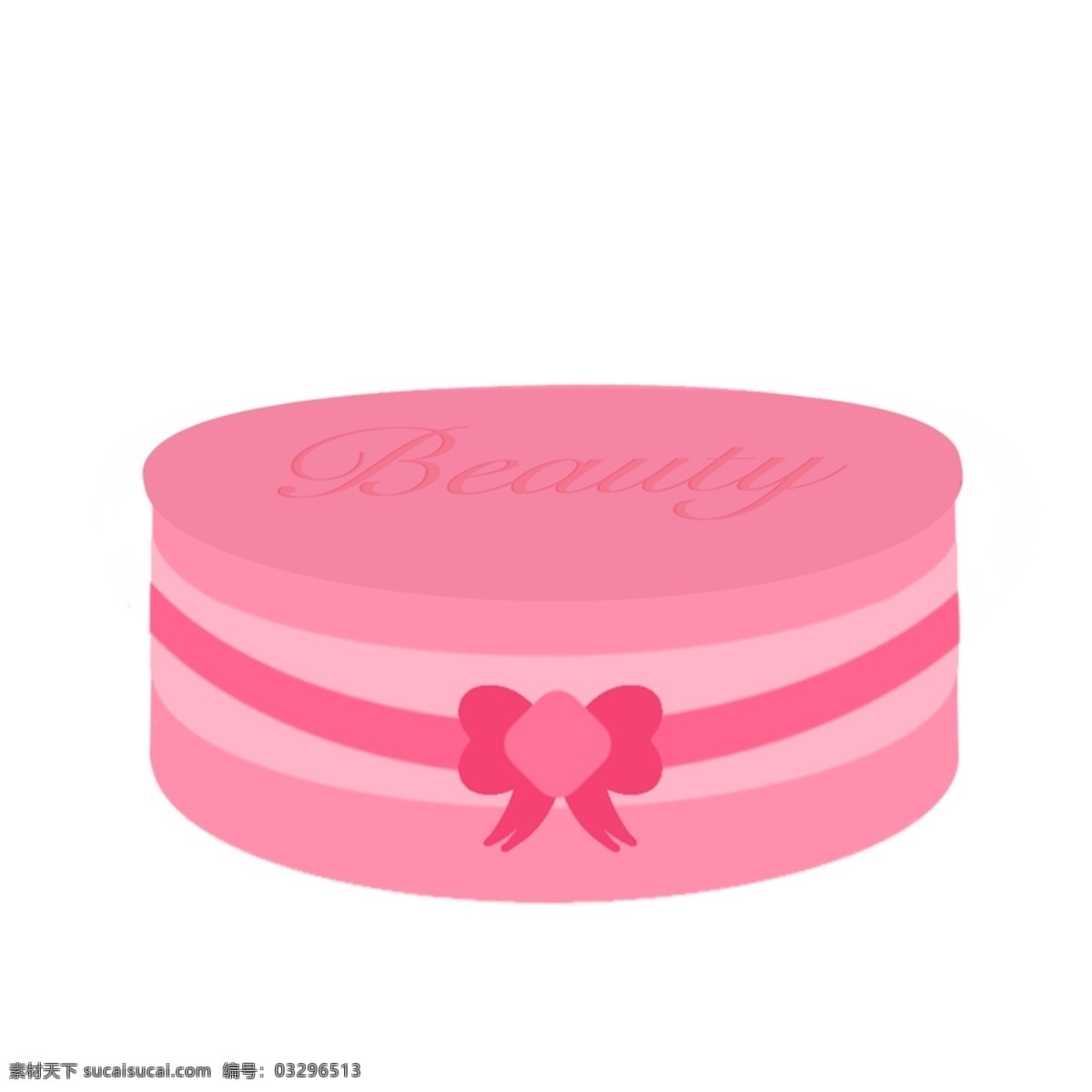 粉色 蝴蝶结 化妆盒 浪漫 丝带