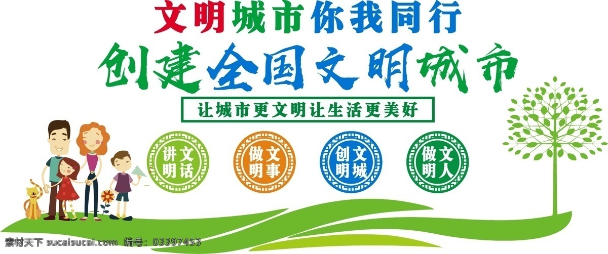 党建 创建 全国 文明 城市 微 立体 清新 文化 墙 党建文化墙 微立体文化墙 小清 新文化 文明城市你 我同行 更 生活 美好 讲文明话 做文明事 创文明城 做文明人 文明城市文化 文化墙 背景 绿色 蓝色 红色