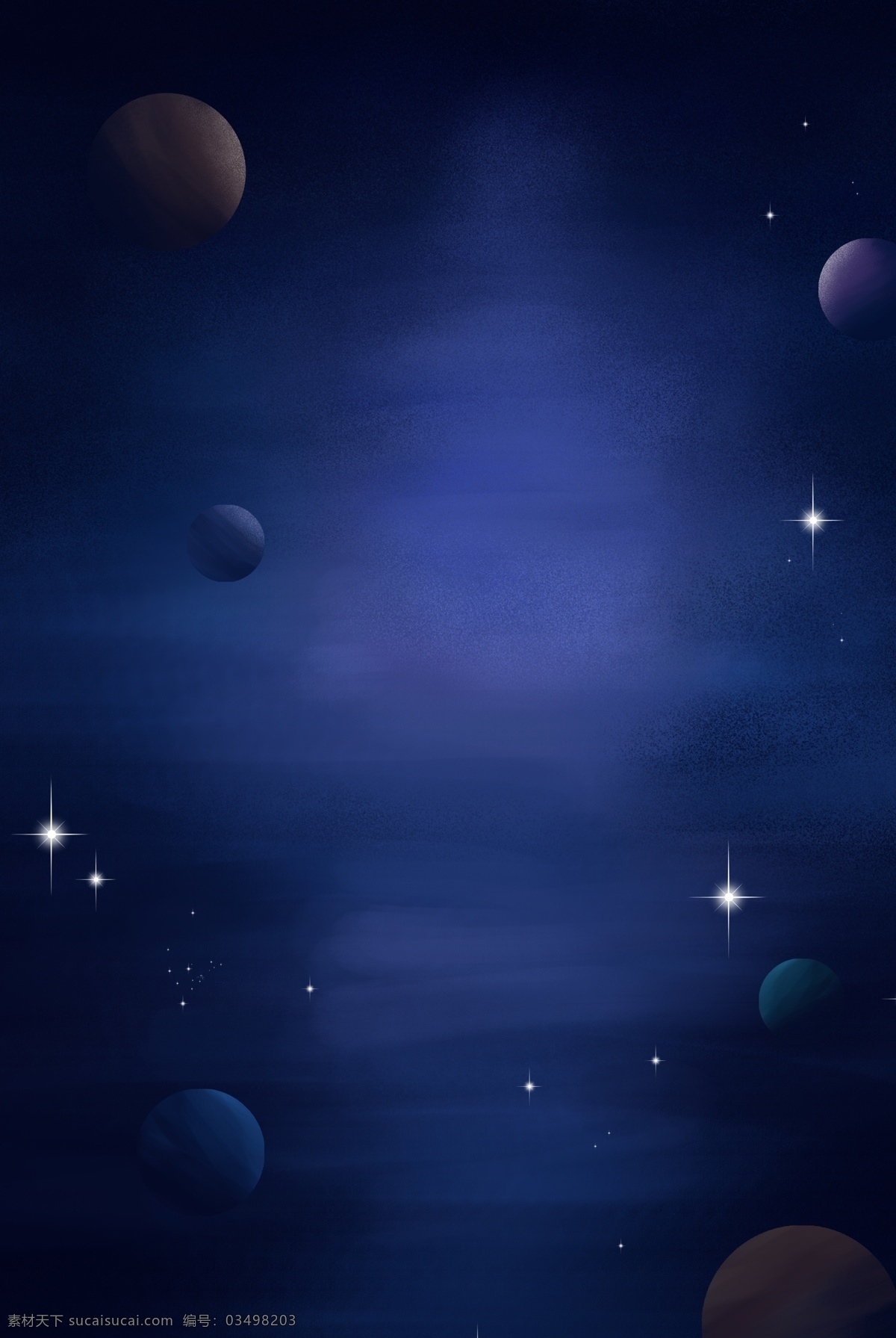 深蓝色 天空 梦幻 背景 天空背景 夜空背景 星球背景 宇宙背景 科幻背景 卡通插图 创意卡通下载 插图 png图下载