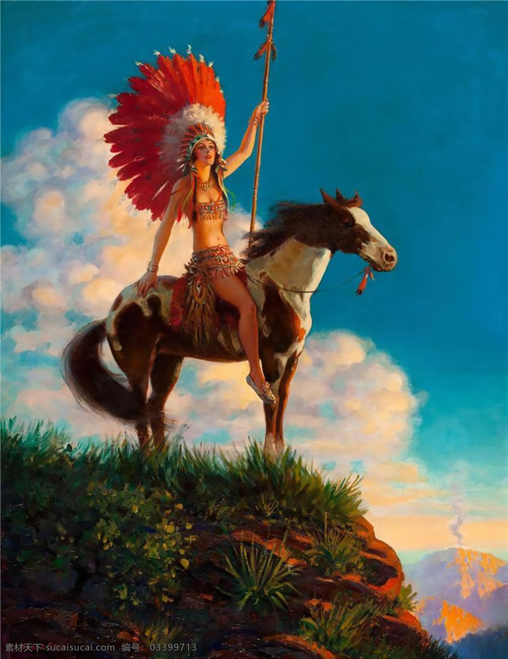 欧美 复古 招贴画 复古欧美美女 插画设计素材 欧美美女 复古美女 人物 绘画 美女招贴画 绘画书法 文化艺术 pin up girl 美女 女性妇女 人物图库 性感 花 马 印第安人