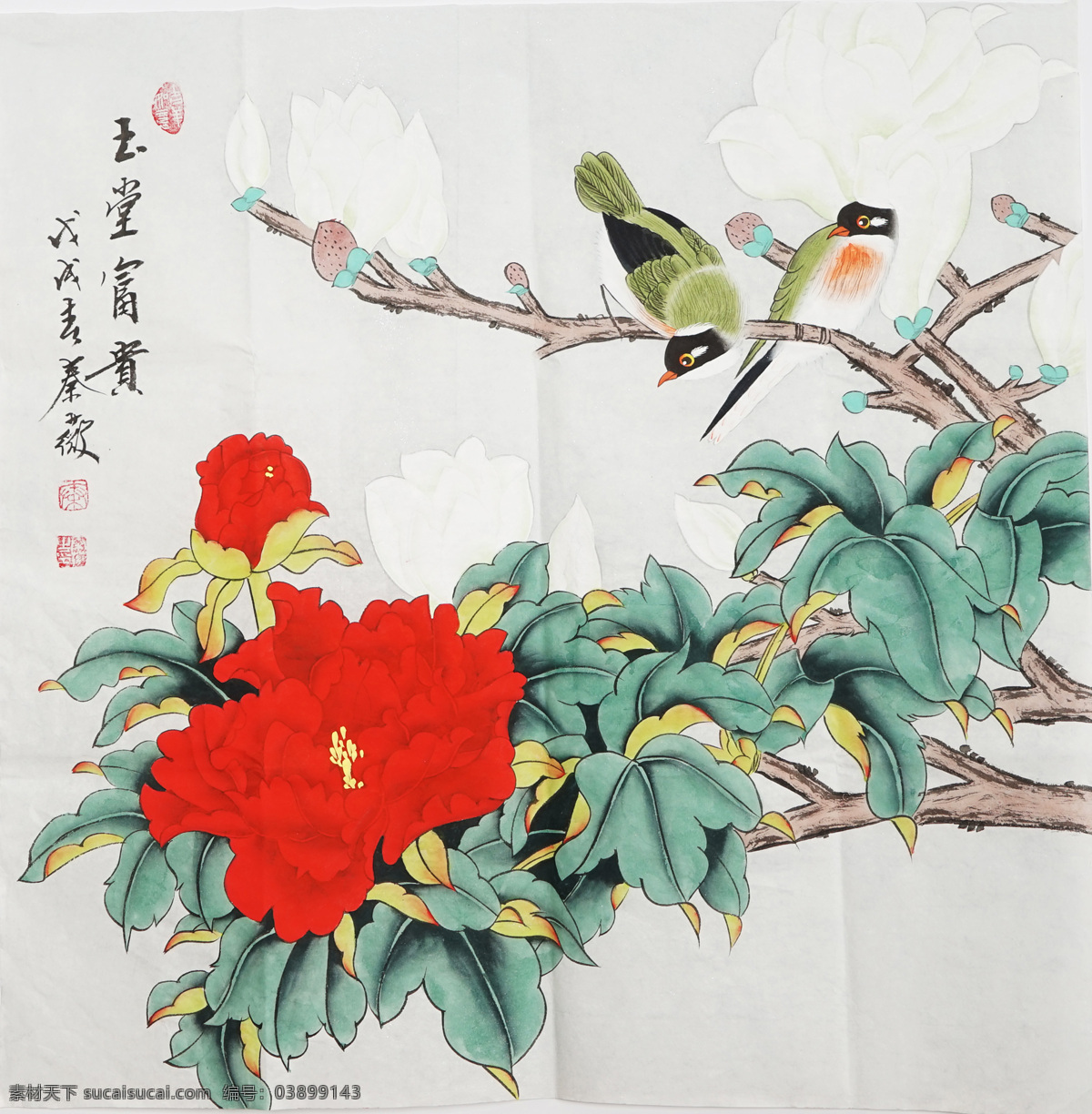 工笔画 工笔 意境 写意 国画 花鸟 绘画艺术 中国风