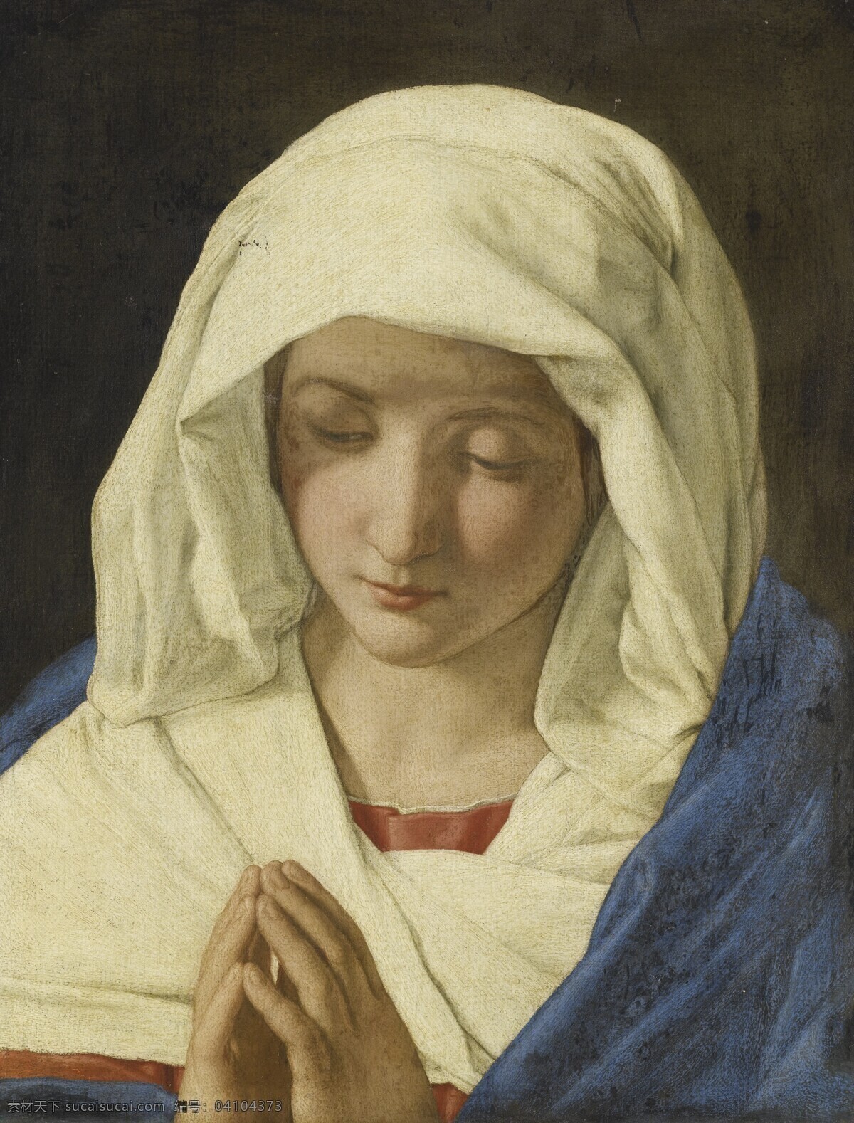 古典油画 绘画书法 祈祷 神圣 文化艺术 油画 圣 麦当娜 设计素材 模板下载 圣麦当娜 圣徙 巴洛克时代