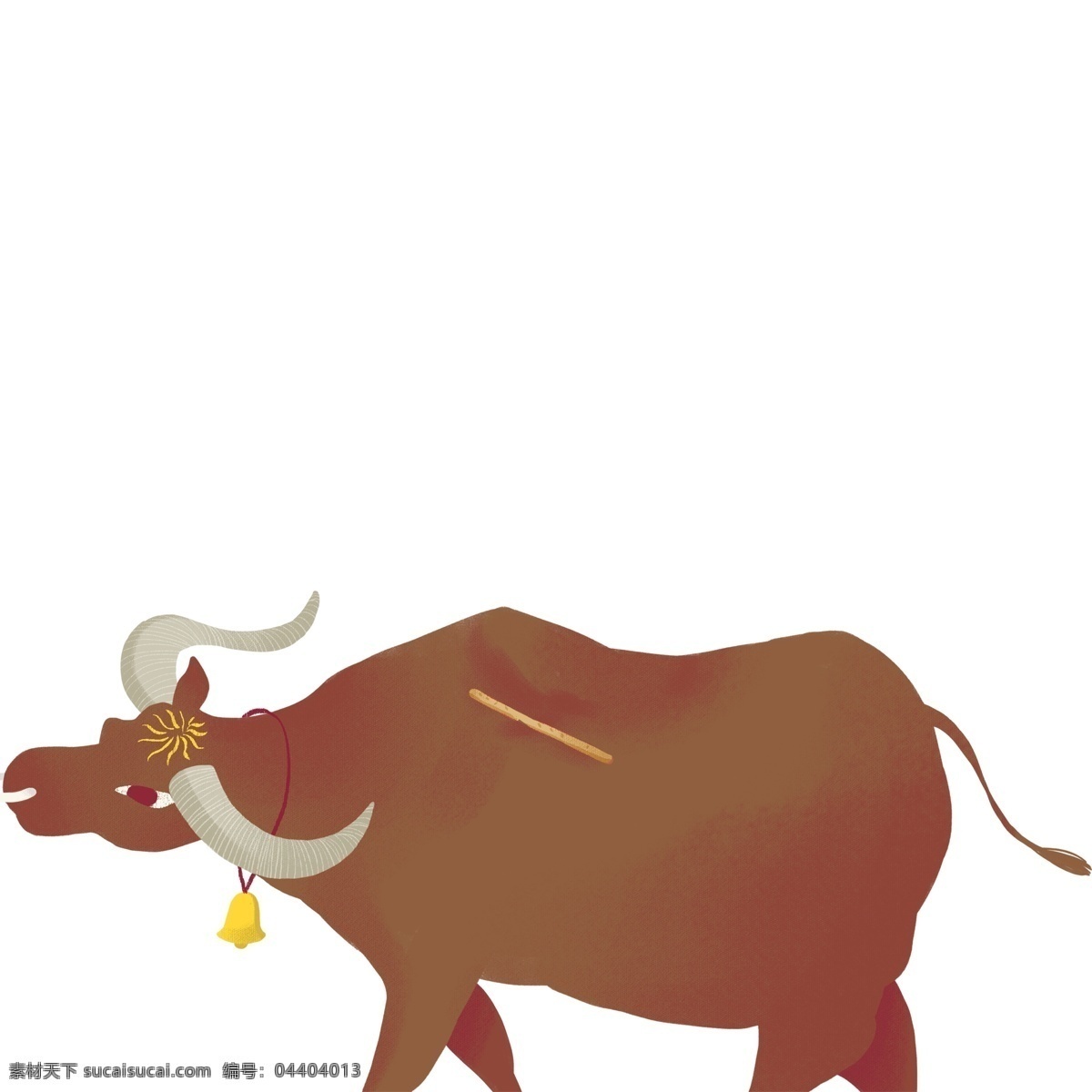 卡通 红色 牛马 免 抠 图 小牛马 卡通动物 动物插画 可爱的小动物 免抠图