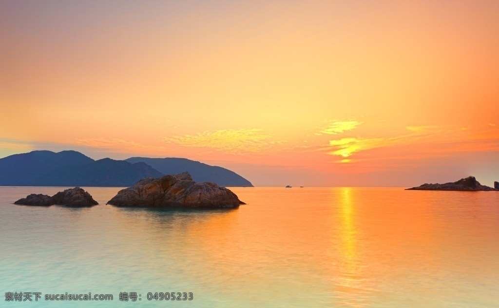 海面夕阳 大海 海洋 海边 礁石 小岛 黄昏 夕阳 日出日落 风光 风景 美景 迷人 陶醉 美丽 自然 美丽自然 自然风景 自然景观
