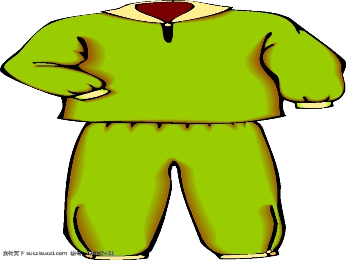 绿色 调 休闲 衣裤 服装素材 休闲衣裤设计 绿色调衣服 服装设计 服装款式图