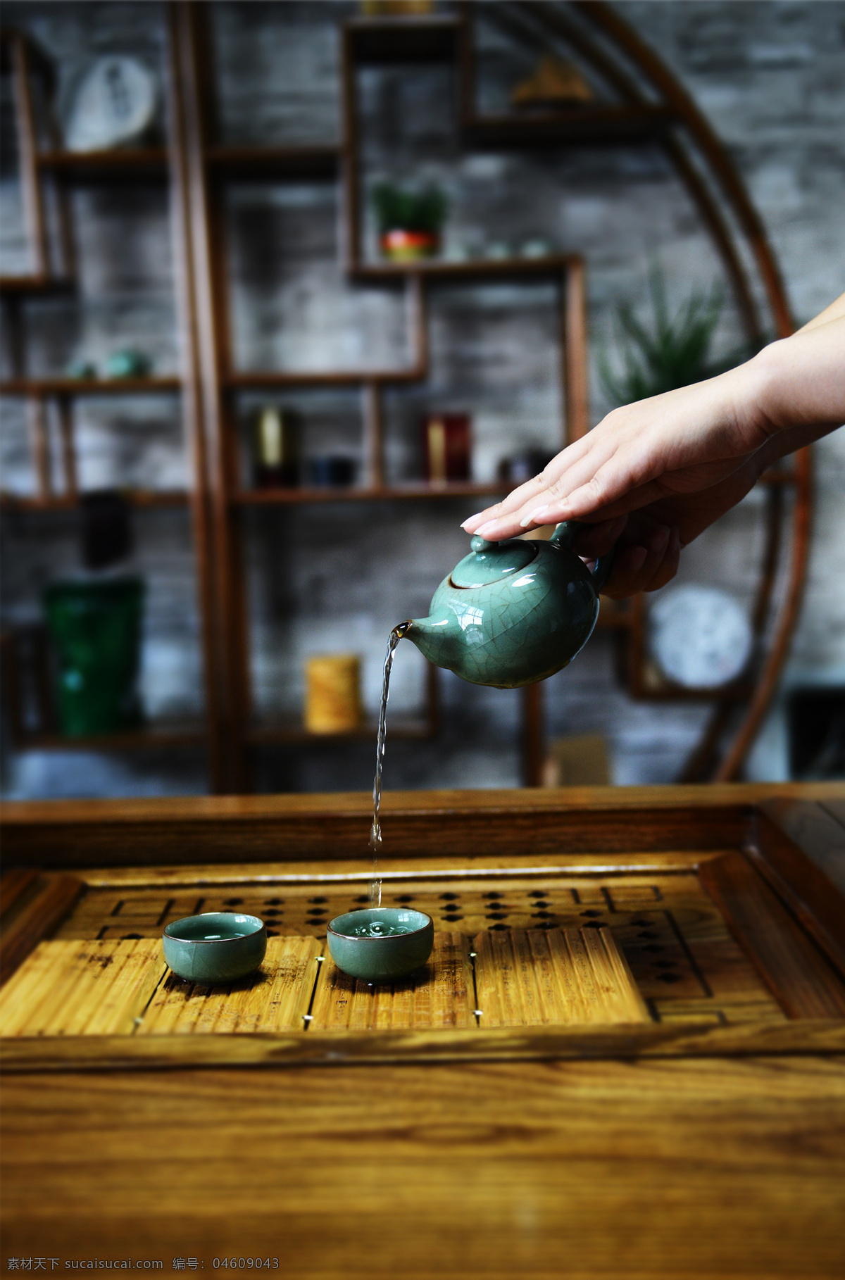 茶韵 茶 茶具 倒茶 古色 背景 文化艺术 传统文化