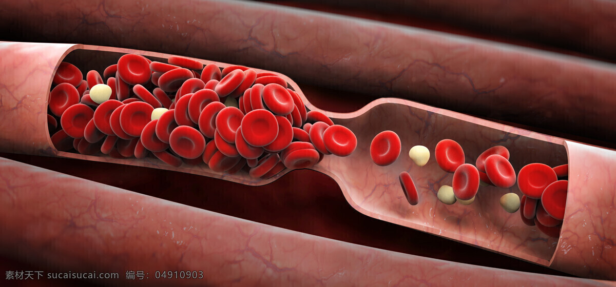 唯美 炫酷 细胞 3d 立体 红细胞 人体细胞 3d设计