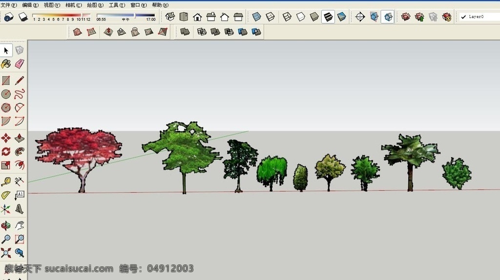 草 模 大师 植物 草模大师 植物素材 组件 园林模型 景观模型 草模素材 3d设计 其他模型 skp