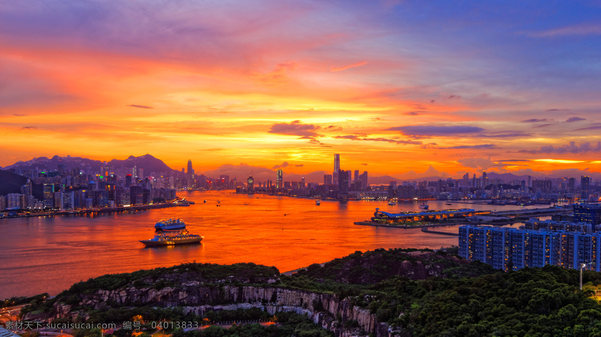 城市黄昏 城市 黄昏城市 夕阳 晚霞 天空 河流 建筑园林 建筑摄影