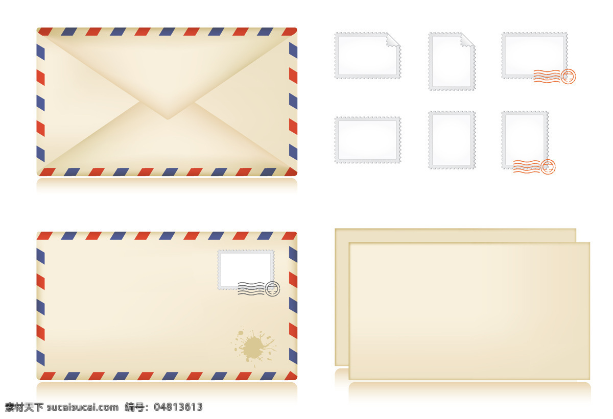 信件 信封矢量图 邮件 信件素材 日常生活