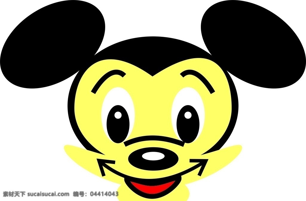 米老鼠 卡通 彩色 儿童 迪士尼 老鼠 动漫动画