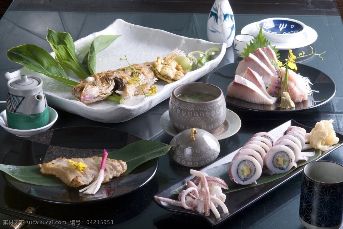 日本料理 刺身 生鱼片 寿司 日式寿司 料理 美食 美味 传统美食 餐饮美食