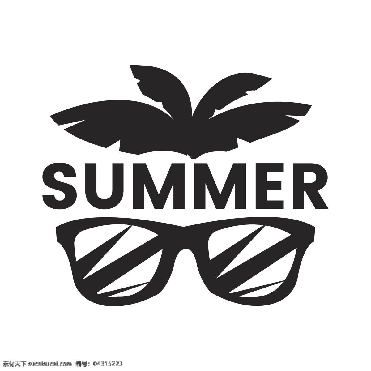 夏天 假日 印刷 logo 模板 summer 夏日 度假 logo模板